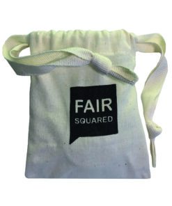 FAIR SQUARED Baumwoll Seifentasche - Cotton Soap Bag