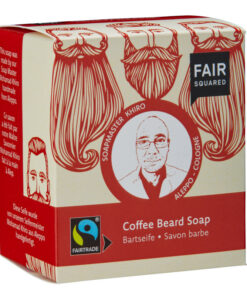 FAIR SQUARED Bartseife - Beard Soap Coffee - 2 x 80 g