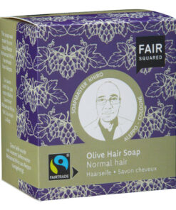 FAIR SQUARED Haarseife Olive für normales Haar - 2 x 80 g